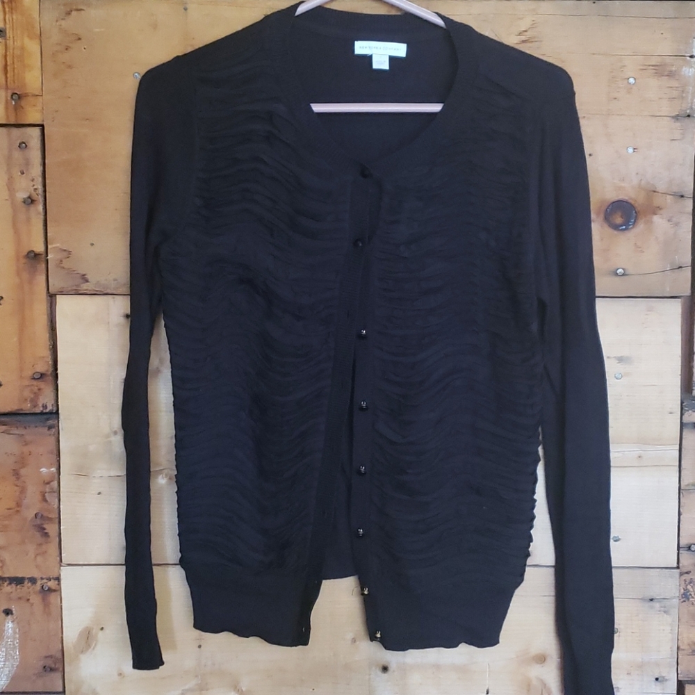 New York  & Company black cardigan sweater